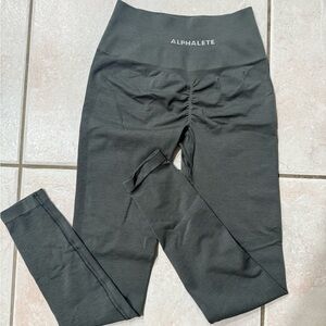 Alphalete Amplify Grey Marl leggings